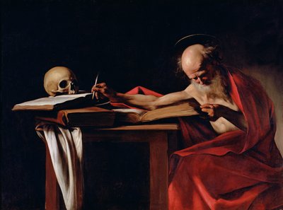 Saint Jérôme écrivant (détail) - Michelangelo Merisi Caravaggio